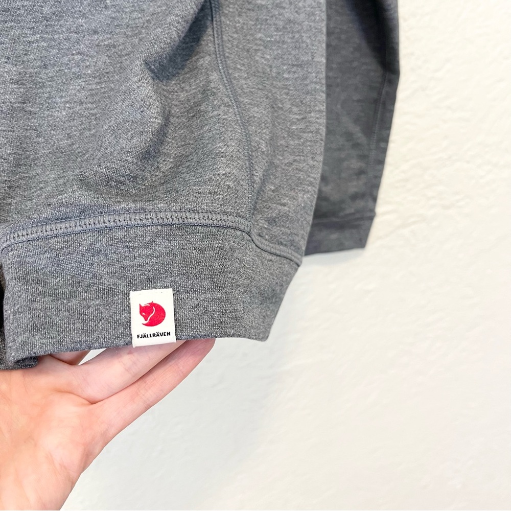 Fjallraven Pullover Top High Coast Light Sweater Gray Medium M - Picture 4 of 9
